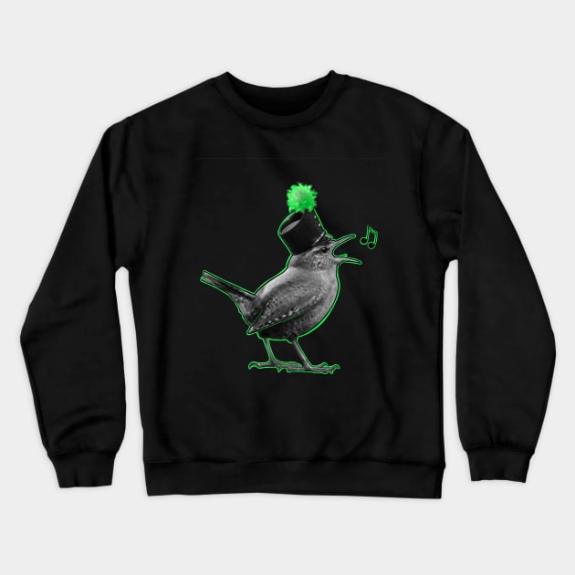 Single bird band Crewneck Sweatshirt by Thrush